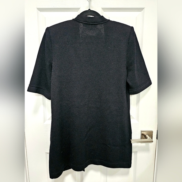 St. John Basics Black Knit Formal Jacket Cardigan - Picture 2 of 15